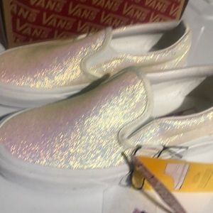 UV glitter Vans size 5.5 women’s